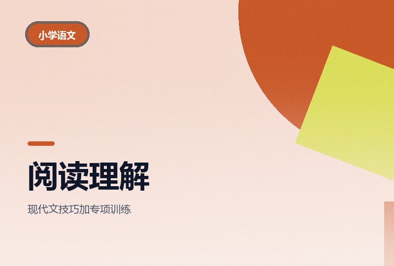 小学阅读理解七十九份练习：答题公式与模板-晓之以ray资源网