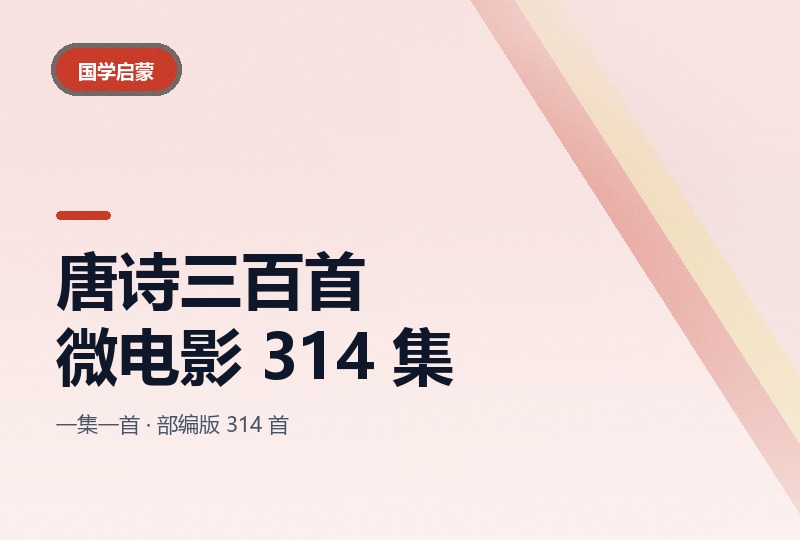 唐诗三百首微电影 314 集，一集一首 13.8 GB-晓之以ray资源网